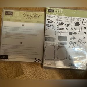 Jar of Love Stamp and Thin Lit Stampin Up